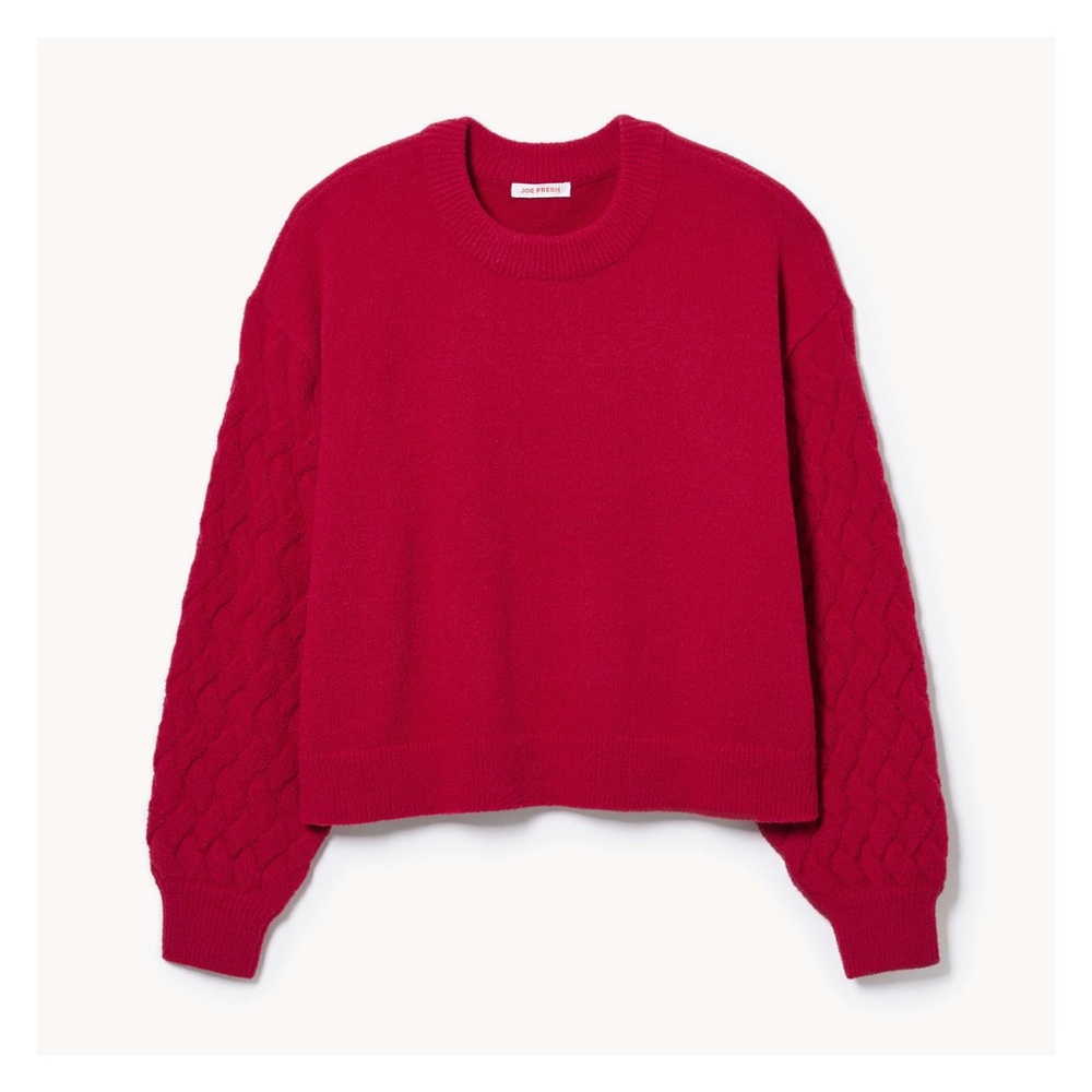 Joe Fresh Crew neck pullover sweater